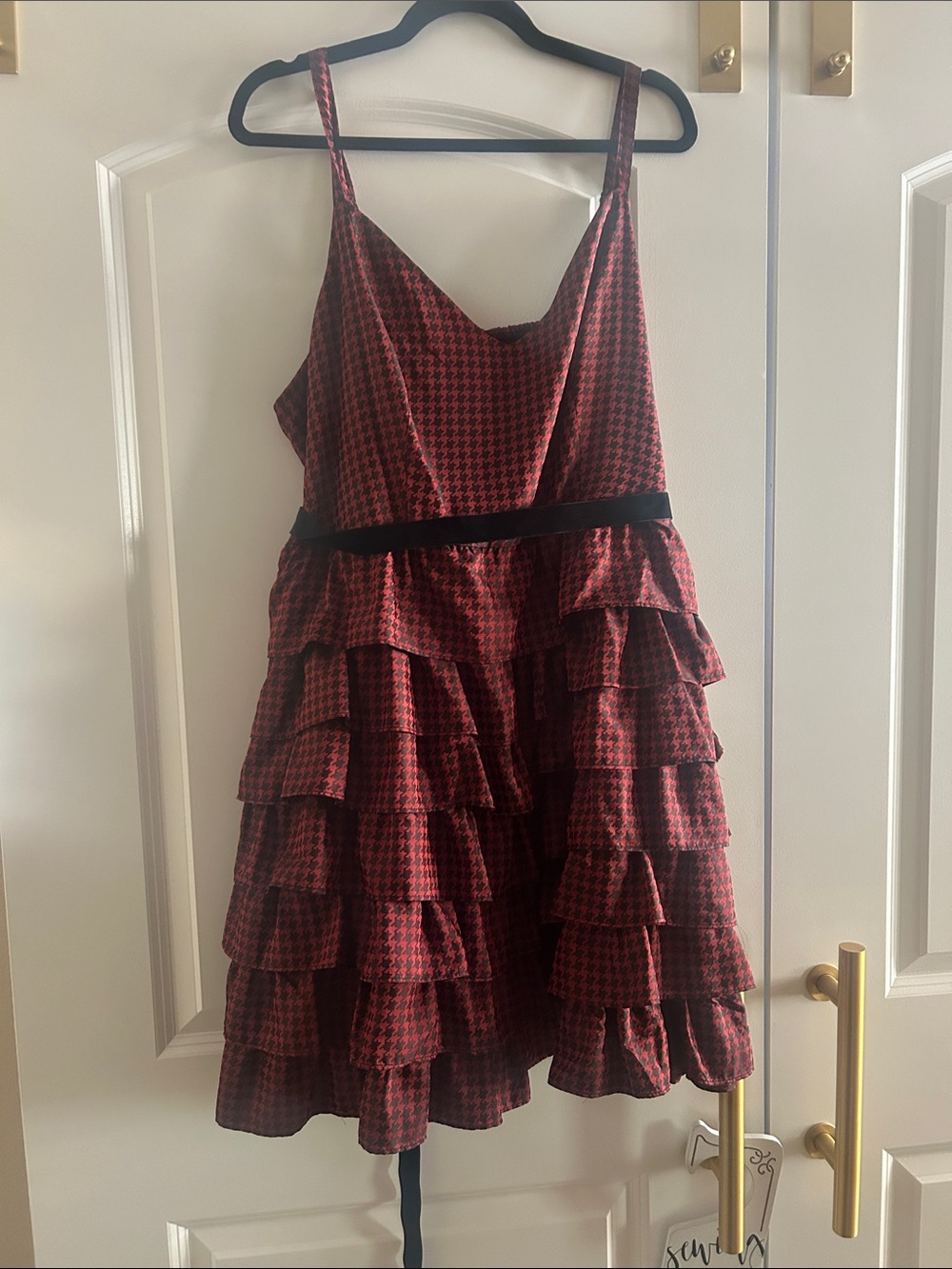Holiday checkered Betsey Johnson torrid dress
